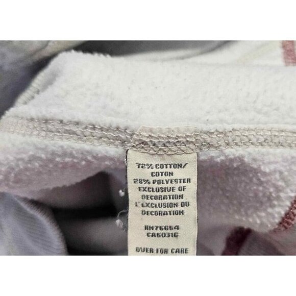 Abercrombie & Fitch New York Hooded Gray Sweatshirt Distressed M - Picture 4 of 4